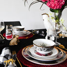 Designer dinnerware set for luxury dining