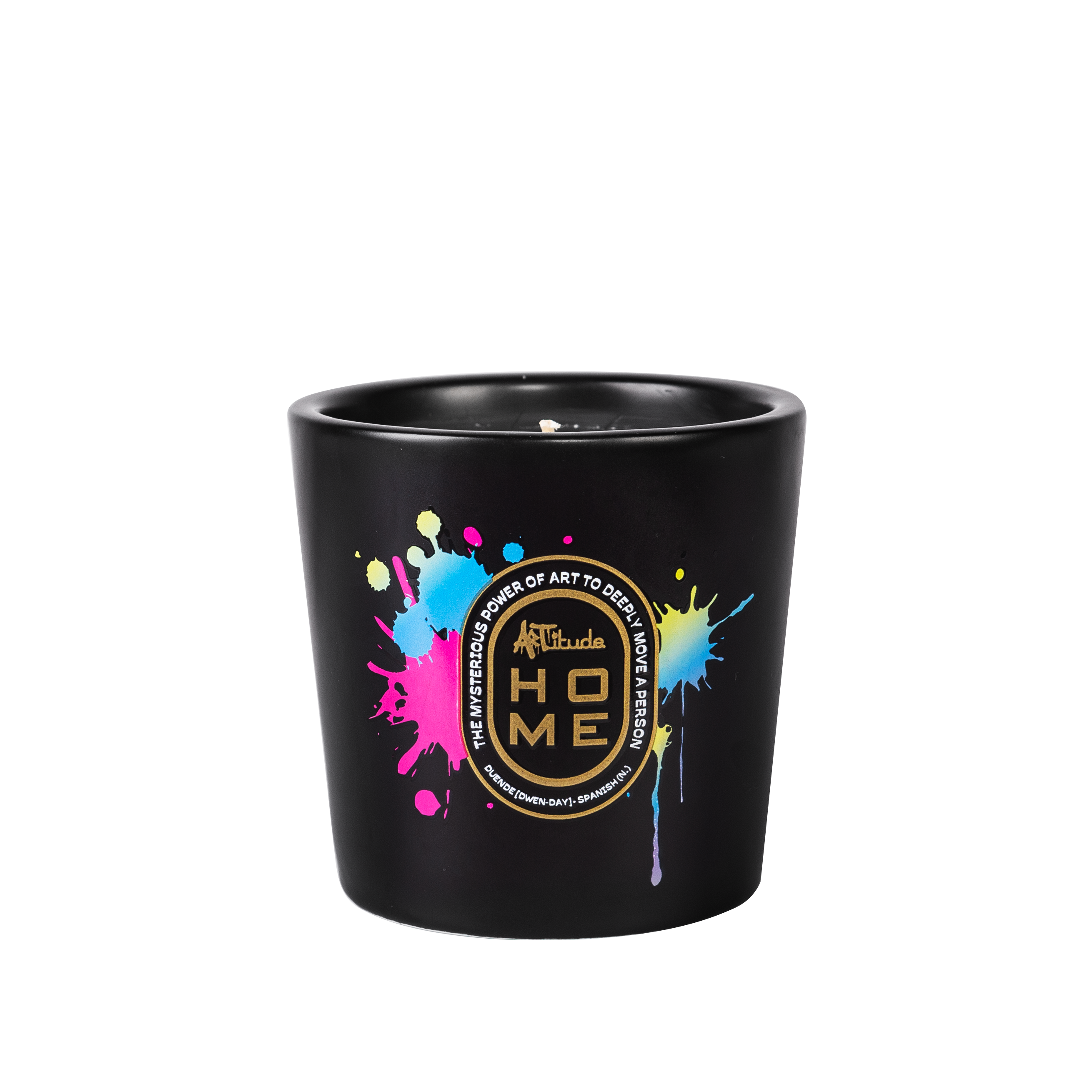 Elegant scented candle from Artitude Home, featuring an alluring combination of Oud, Rose, and Musk for indulgent evenings.